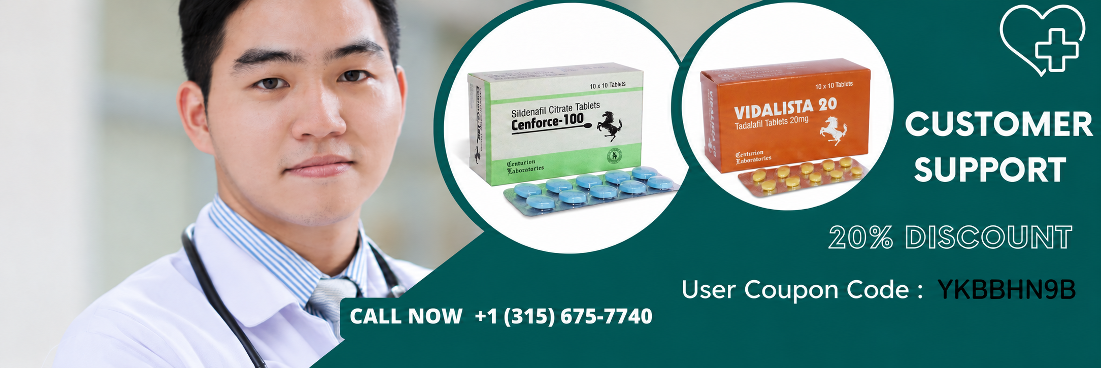ERXCart customer support. Cenforce 100 and Vidalista 20. 20% discount, coupon YKBBHN9B. Call +1 (315) 675-7740.